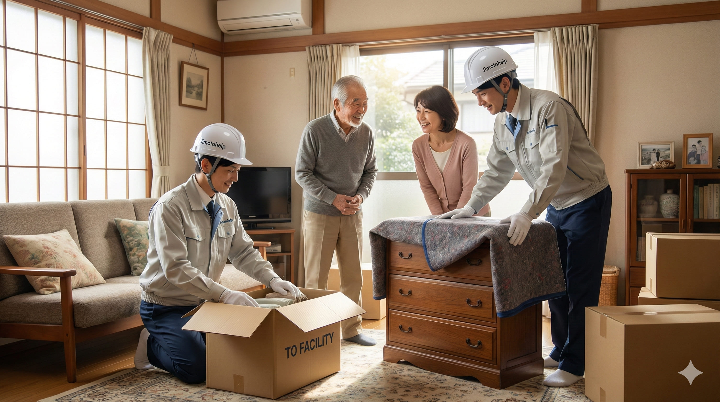 実家の片付けと老人ホーム入居