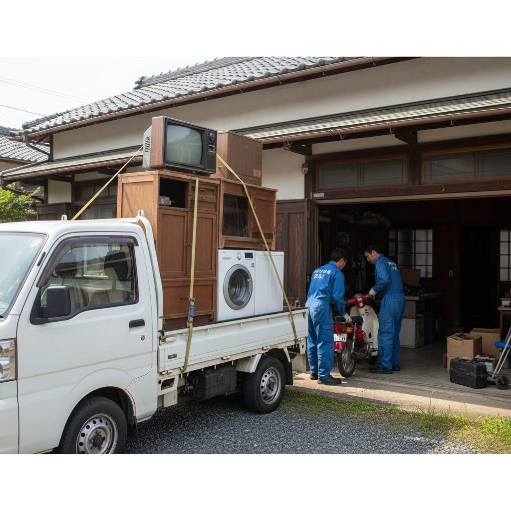 家の片付けと車・バイクの処分をワンストップで解決