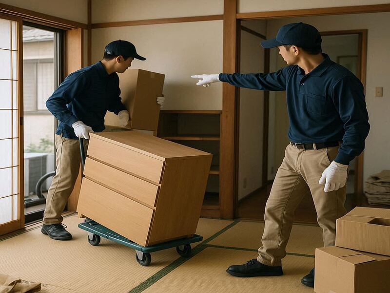 効率的な作業風景