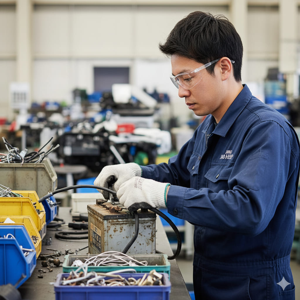 車の部品・資源化